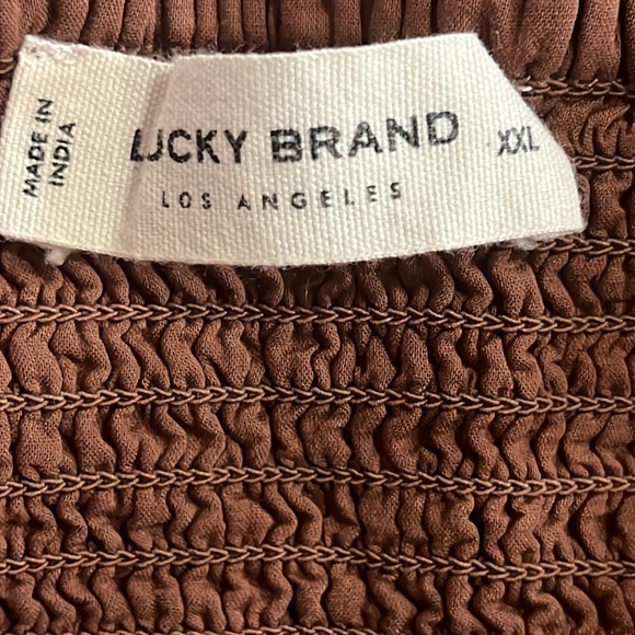 NWT Lucky Brand Lucky Brand Women's Button Front Matchback Top size 2X - Picture 5 of 11